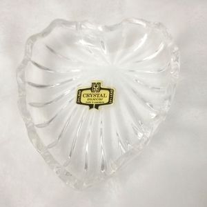 Small crystal heart.